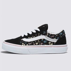 Kids Vans Old Skool Floral Sneakers size 2